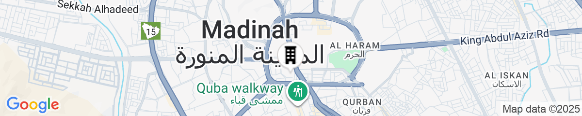 Map for Al Manakha Rotana Madinah