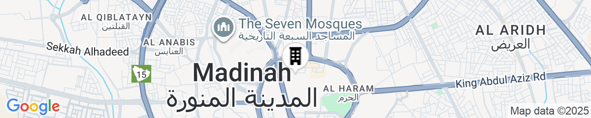 Map for Intercontinental Madinah - Dar Al Iman by IHG