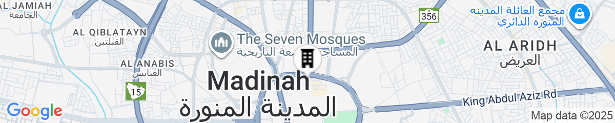 Map for InterContinental Dar Al Hijra Madinah by IHG