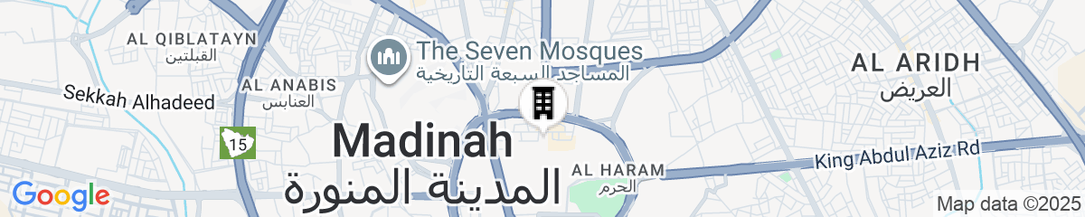 Map for Madinah Hilton