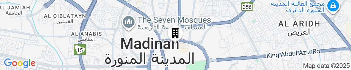 Map for ALRITZ ALMADINAH HOTEL 