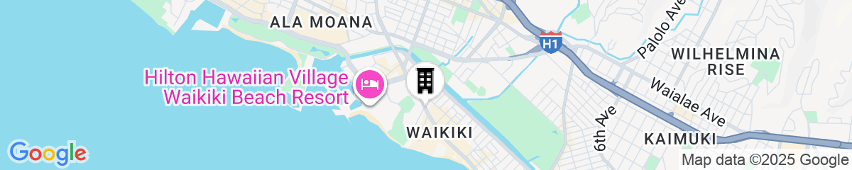 Map for The Ritz-Carlton Residences, Waikiki Beach