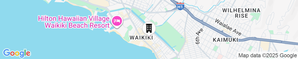 Map for The Laylow Waikiki, Autograph Collection