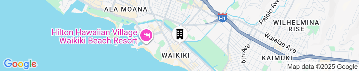 Map for The Surfjack Hotel & Swim Club