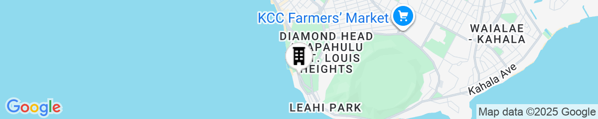 Map for Lotus Honolulu at Diamond Head