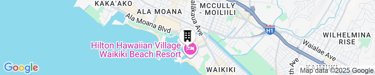 Map for Ilikai Hotel & Luxury Suites