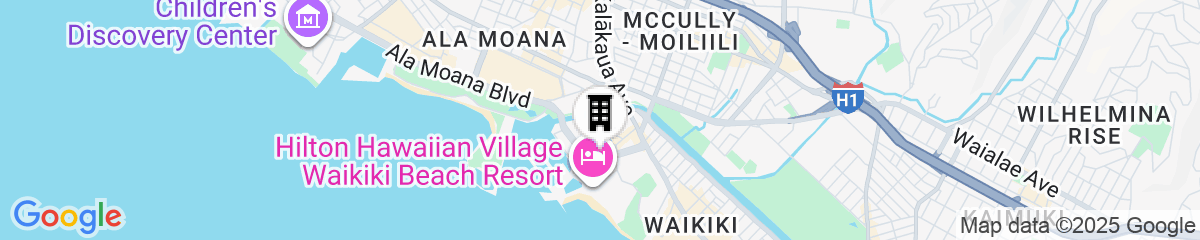 Map for Ramada Plaza by Wyndham Waikiki