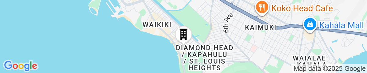 Map for Hyatt Place Waikiki Beach