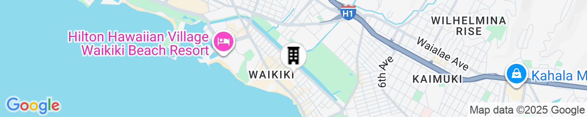 Map for Romer House Waikiki 