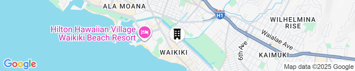 Map for Waikiki Malia