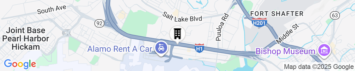 Map for Best Western The Plaza Hotel Honolulu Airport - Free Breakfast
