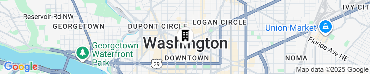 Map for The Jefferson, Washington, DC