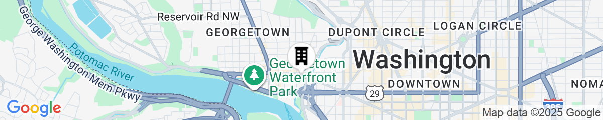 Map for Four Seasons Hotel Washington DC