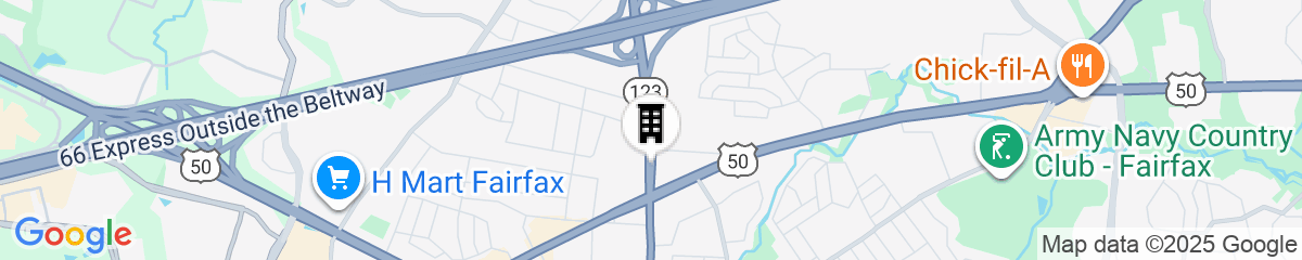 Map for Residence Inn Fairfax City