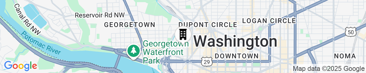 Map for Fairmont Washington, D.C., Georgetown