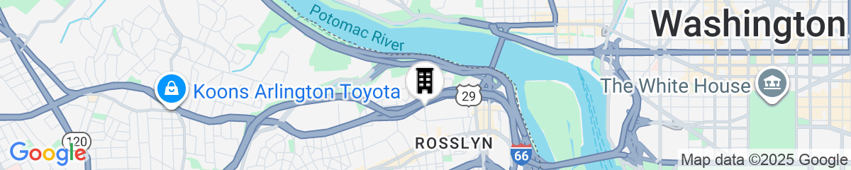 Map for Homewood Suites by Hilton Arlington Rosslyn Key Bridge