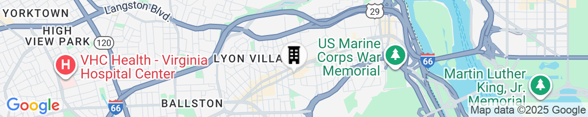 Map for Residence Inn by Marriott Arlington Courthouse