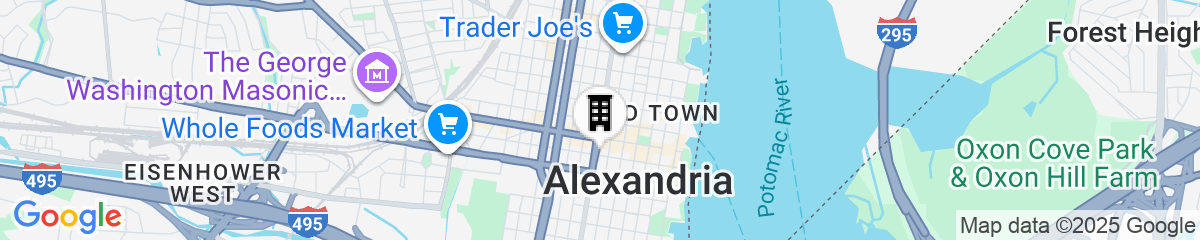 Map for Hotel Heron Old Town Alexandria