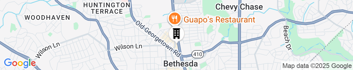 Map for Marriott Bethesda Downtown at Marriott HQ