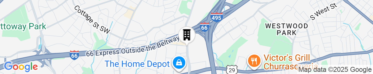 Map for Courtyard by Marriott Dunn Loring Fairfax