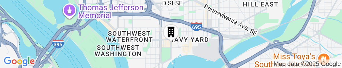 Map for Residence Inn Washington Capitol Hill/Navy Yard