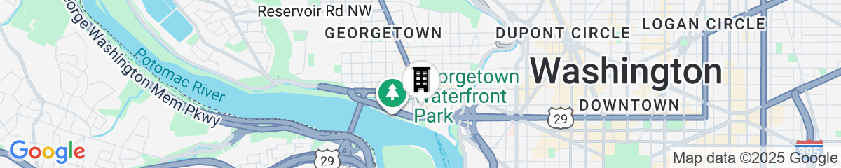 Map for The Ritz-Carlton Georgetown, Washington, D.C.