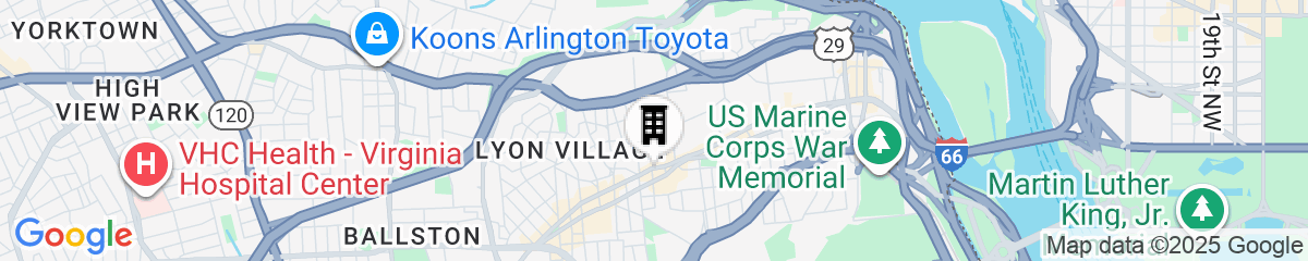 Map for Hyatt Place Arlington/Courthouse Plaza