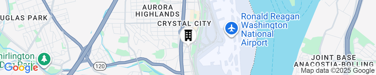 Map for Renaissance Arlington Capital View Hotel