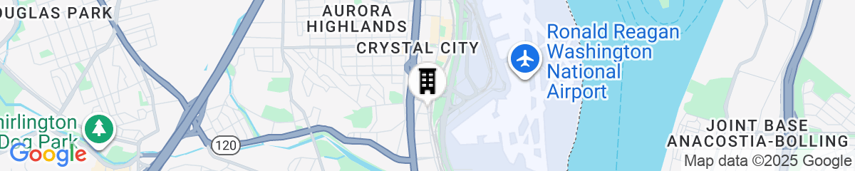 Map for Residence Inn Arlington Capital View