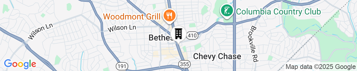 Map for Residence Inn by Marriott Bethesda Downtown