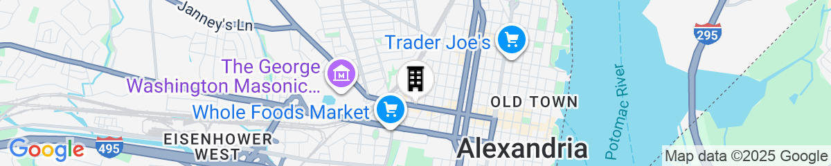 Map for Archer Hotel Old Town Alexandria