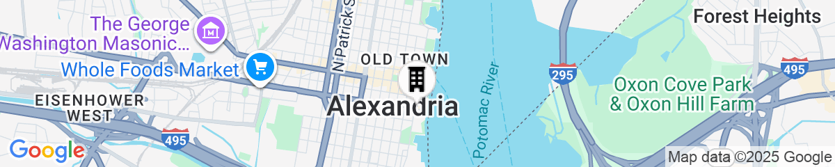 Map for Hotel Indigo Old Town Alexandria by IHG