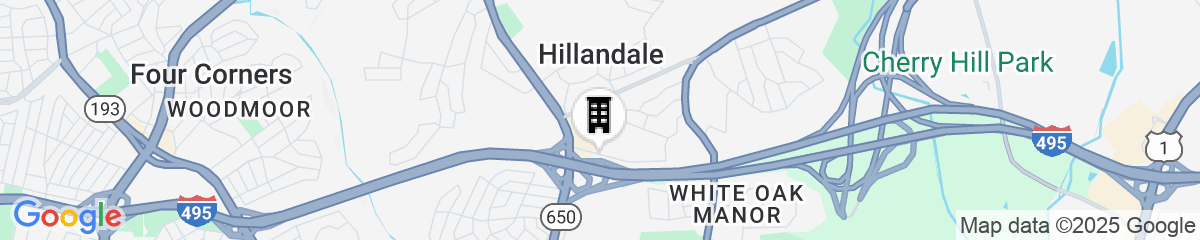 Map for Home2 Suites by Hilton Silver Spring