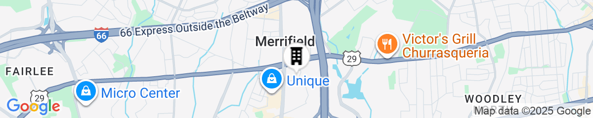 Map for Homewood Suites by Hilton Falls Church - I-495 at Rt. 50