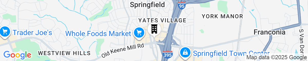 Map for Residence Inn by Marriott Springfield Old Keene Mill