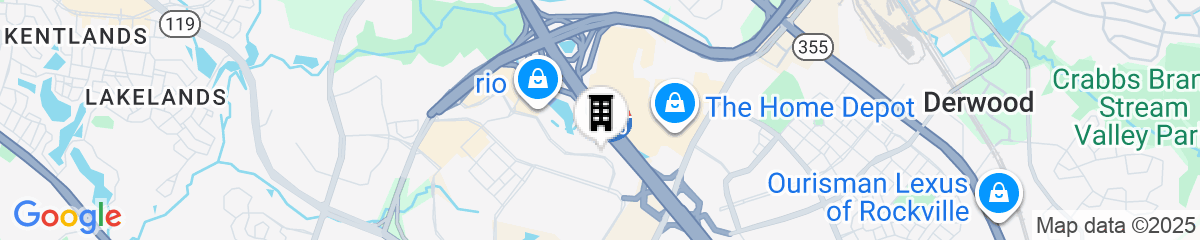 Map for Gaithersburg Marriott Washingtonian Center