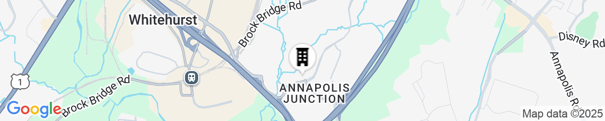 Map for TownePlace Suites by Marriott Fort Meade National Business Park