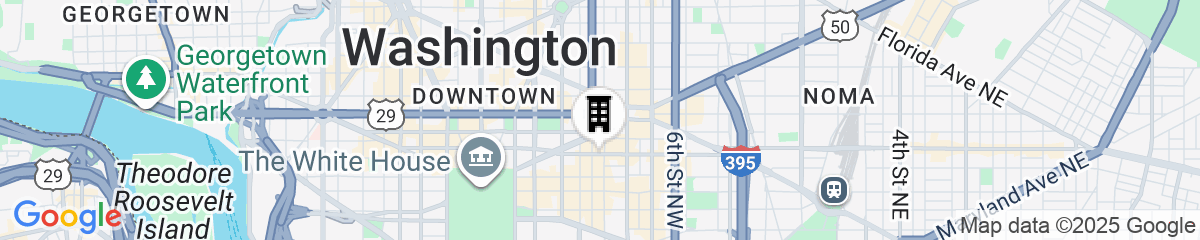 Map for Grand Hyatt Washington