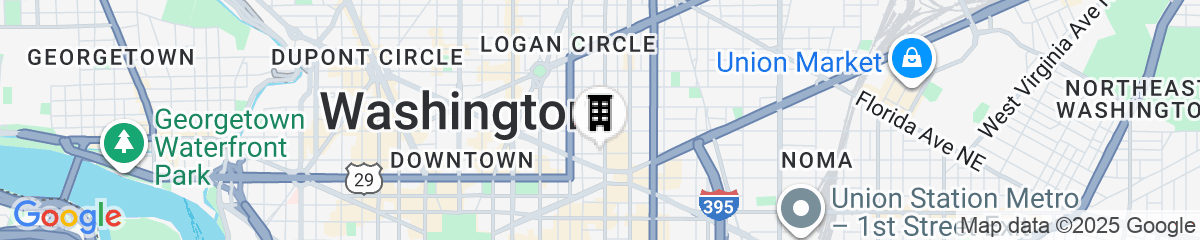 Map for Residence Inn by Marriott Washington Downtown/Convention Center