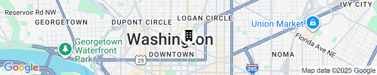 Map for Hotel Zena Washington DC