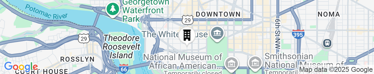 Map for Courtyard by Marriott Washington, DC/Foggy Bottom
