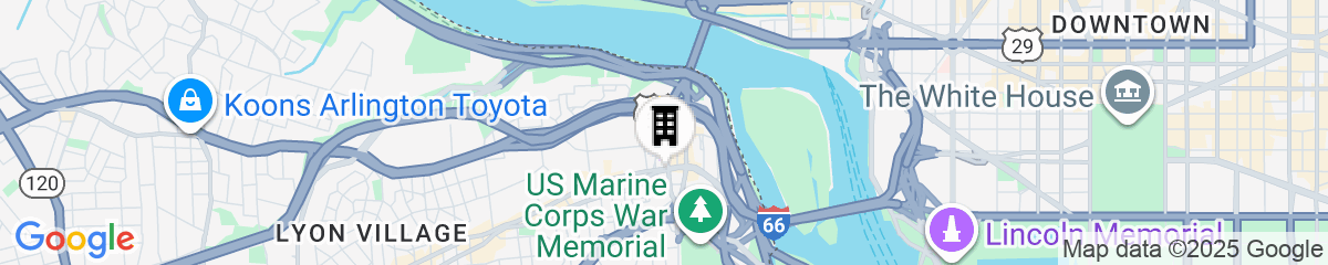 Map for Hyatt Centric Arlington