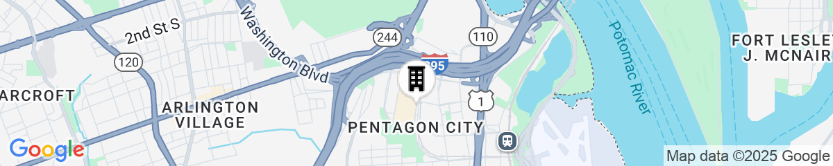 Map for The Ritz-Carlton, Pentagon City