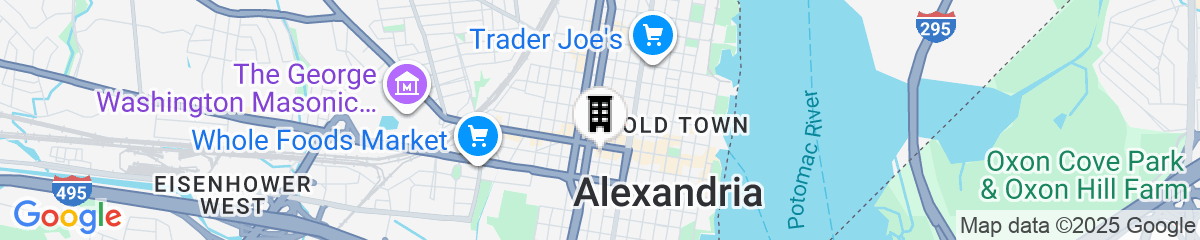 Map for Morrison House Old Town Alexandria, Autograph Collection