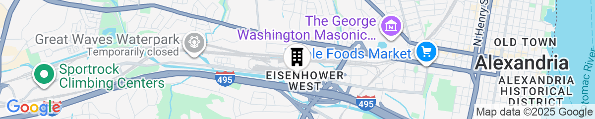 Map for Springhill Suites by Marriott Alexandria Old Town/Southwest