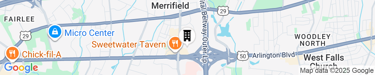 Map for Residence Inn By Marriott Fairfax Merrifield