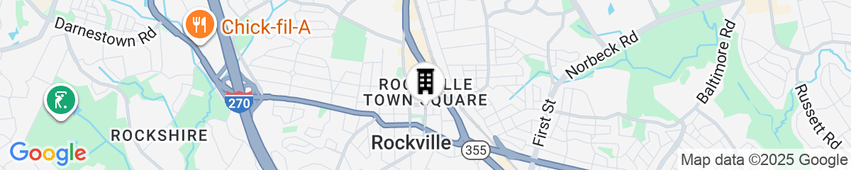 Map for Cambria Hotel Rockville