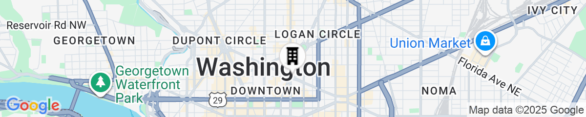 Map for Washington Plaza Hotel