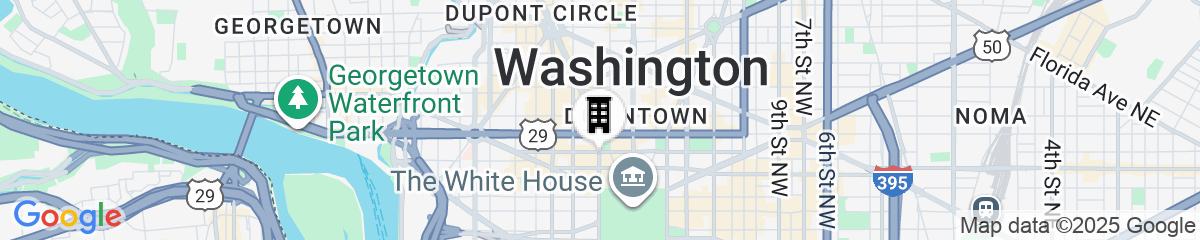 Map for Club Quarters Hotel in Washington DC