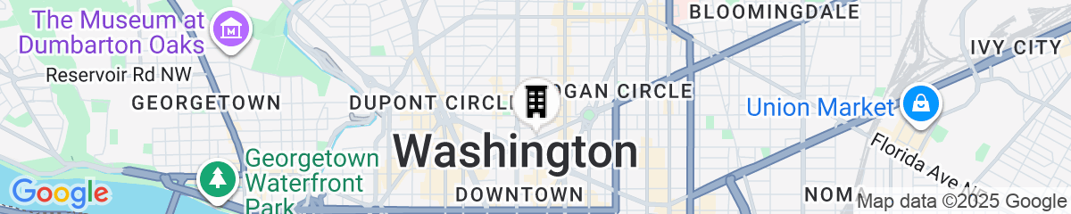 Map for Holiday Inn Washington-Central/White House by IHG